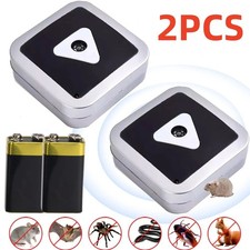 2pc Ultrasonic Mouse Repeller