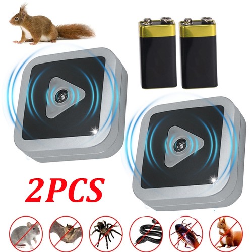 2pc ultrasonic mouse repeller - ultrasonic,